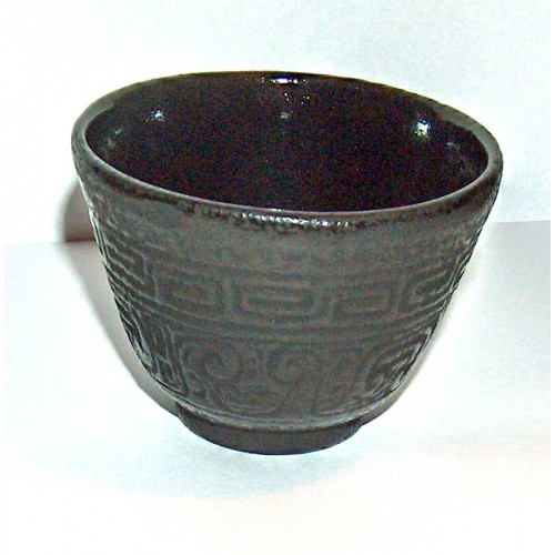 Litinový šálek na čaj 100 ml. 'Ornament'